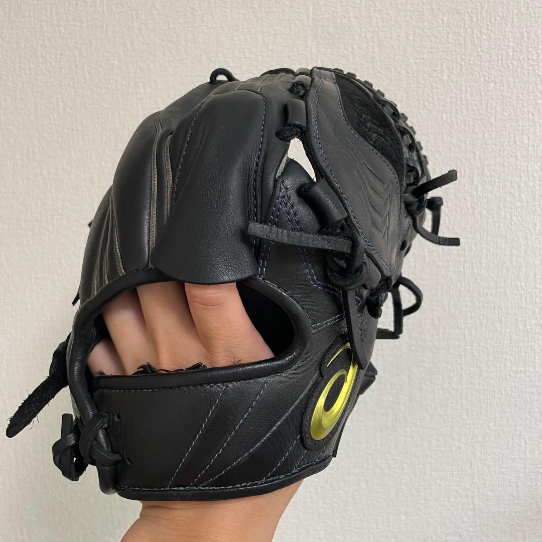 【asics】アシックス　軟式グローブ　野球　投手用　即戦力　美品