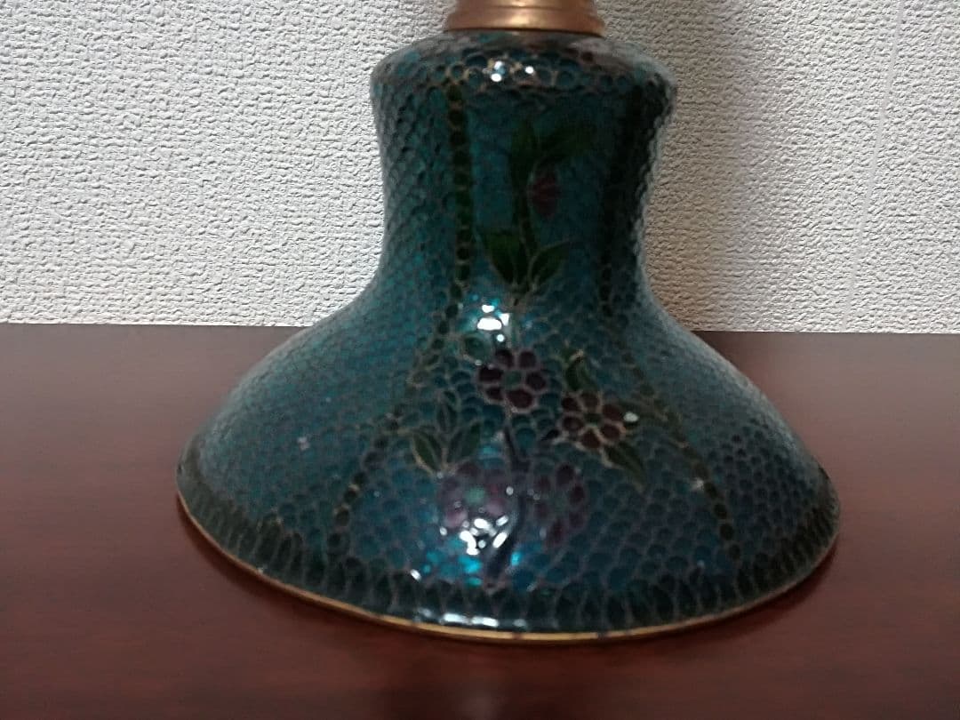 ⭐️レア物！薄胎 七宝焼 灯り 照明 燭台？尾張 名古屋 中国美術工芸品 骨董品