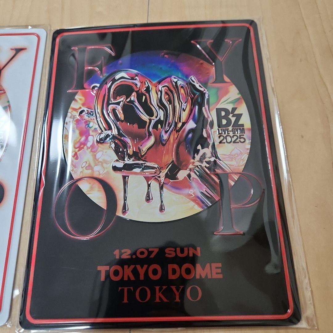 B'z FYOP　メモリアルプレート　東京ドーム　ステッカー　新品