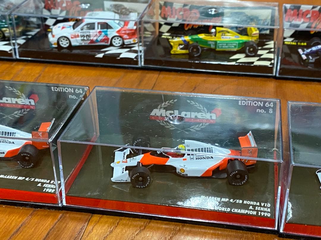 ミニチャンプス 1/64 14台 F1 DTM セナ プロスト マクラーレン