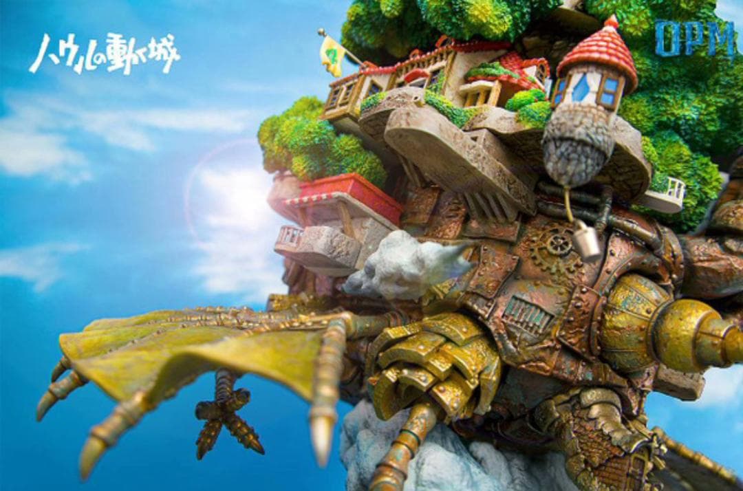 宮崎駿 映画 ハウルの動く城 彫刻フィギュア