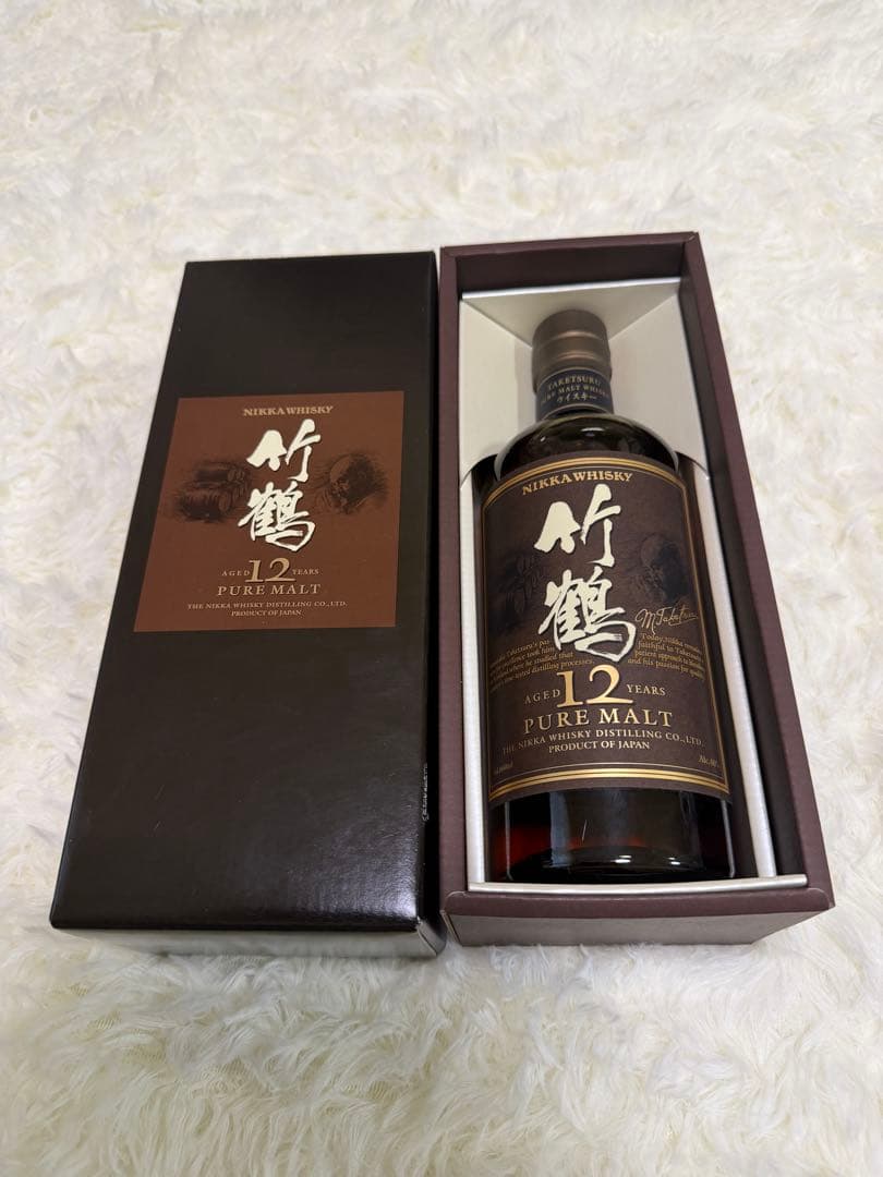 竹鶴 12年 ピュアモルトウイスキー 700ml 丸瓶