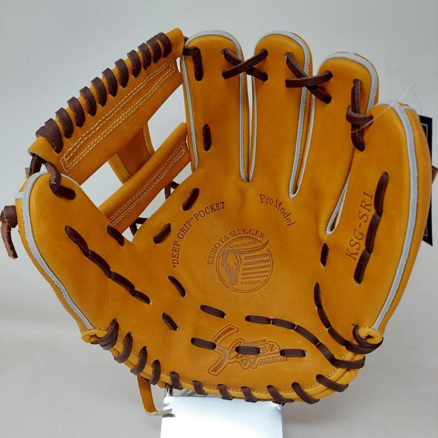 久保田スラッガー 硬式グラブ 内野 KSG-SR1 右投用 タン×バーガンディ
