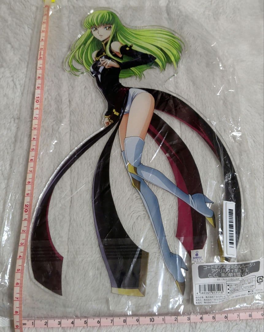 コードギアス 反逆のルルーシュ アクリルフィギュアL C.C. 黒の騎士団Ver