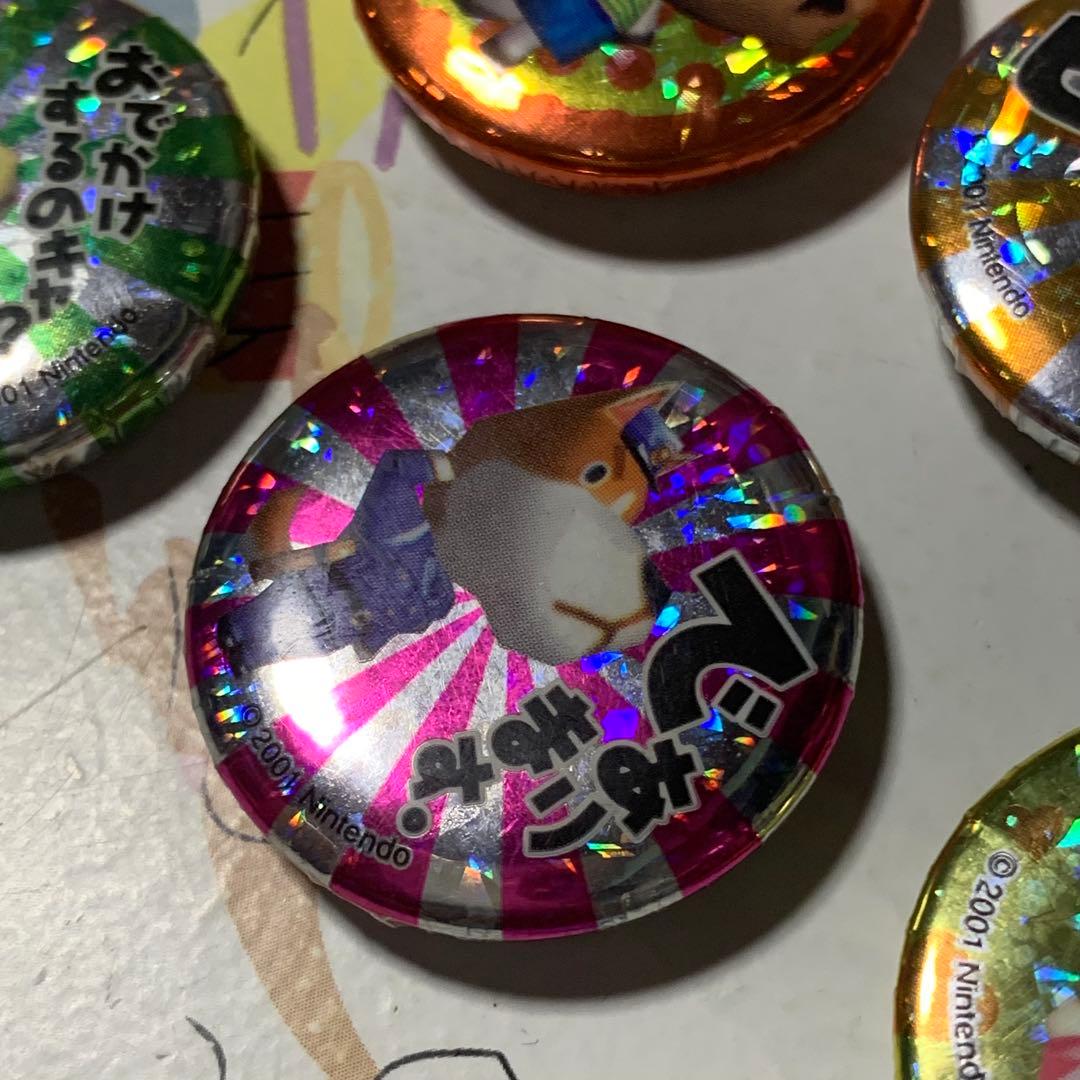 キラキラ缶マグネット どうぶつの森 5個セット B