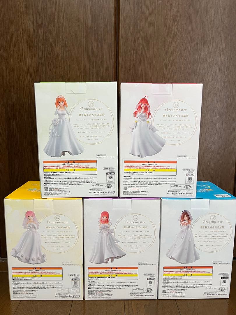 【新品未開封】 五等分の花嫁＊ 一番くじ A〜E賞 フィギュア5体セット