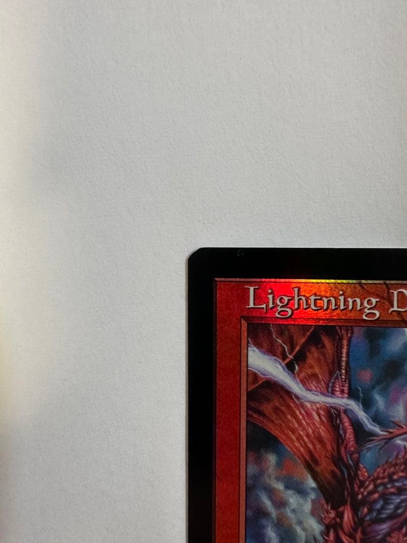 MTG 稲妻のドラゴン　旧枠　プロモ　foil マジックザギャザリング
