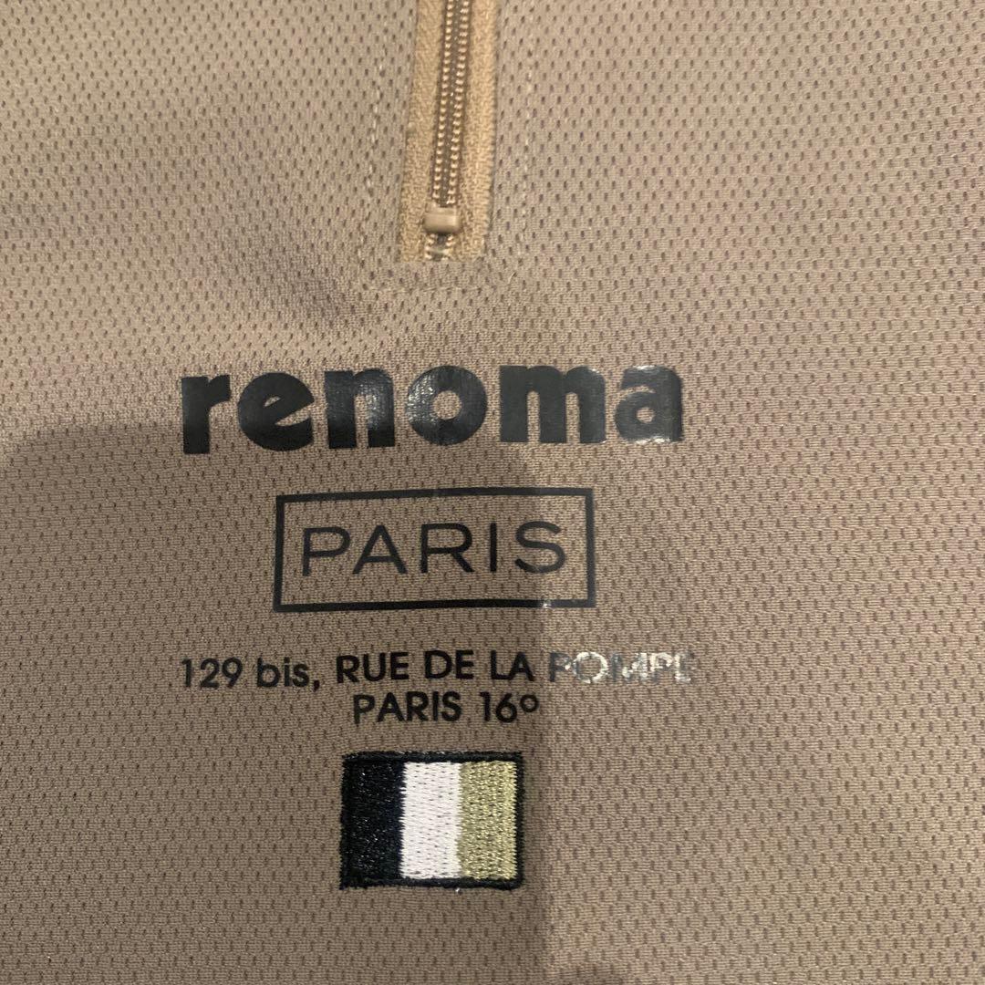 renomaゴルフ ハーフジップシャツ ベージュ