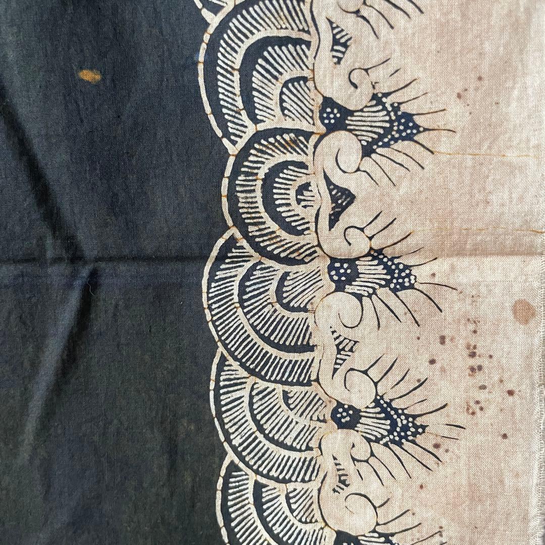 インドネシア　手描きバティック　ワヤン　アンティーク