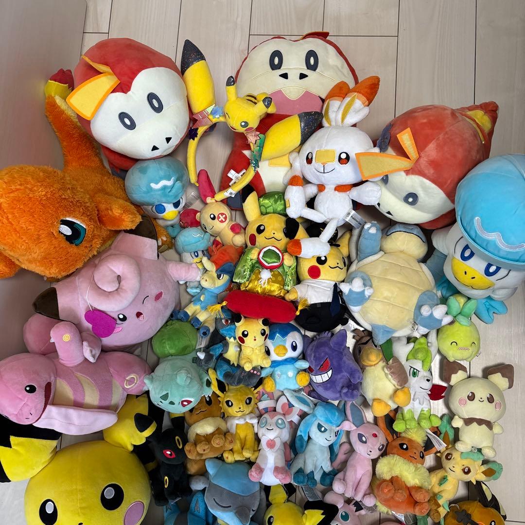 55匹まとめ売り！ pokemon ポケモンセンター ポケモンぬいぐるみ