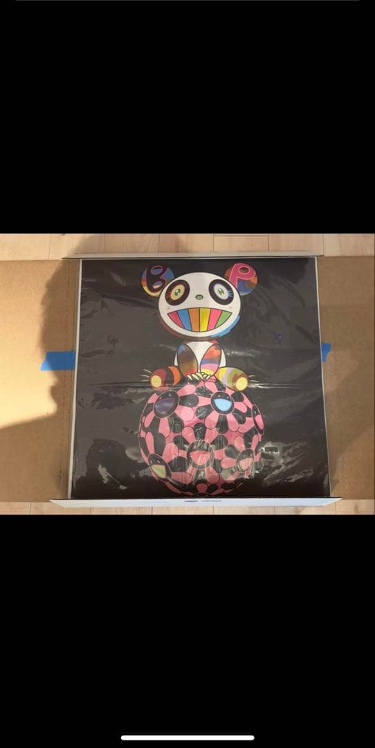 新品未開封!!村上隆　BLACK PINK パンダ　コラボ　ポスター　限定