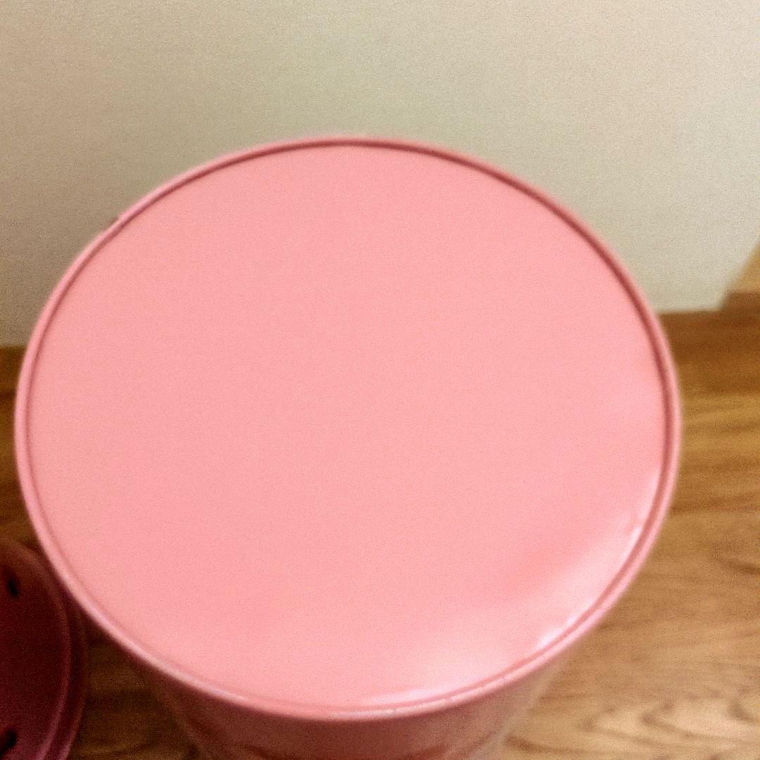 【新品】昭和レトロ　ハローキティ　キティちゃん　スチール缶　ゴミ箱