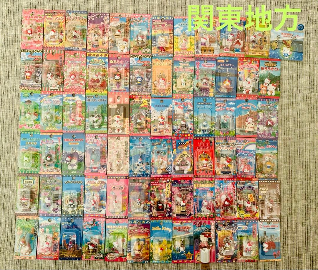 最終値下げ！！ご当地キティ ファスナーマスコット　281個