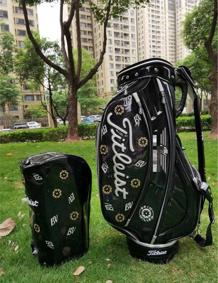 キャディバッグ PUレザー スポーツゴルフバッグ メンズゴルフバッグ レディー