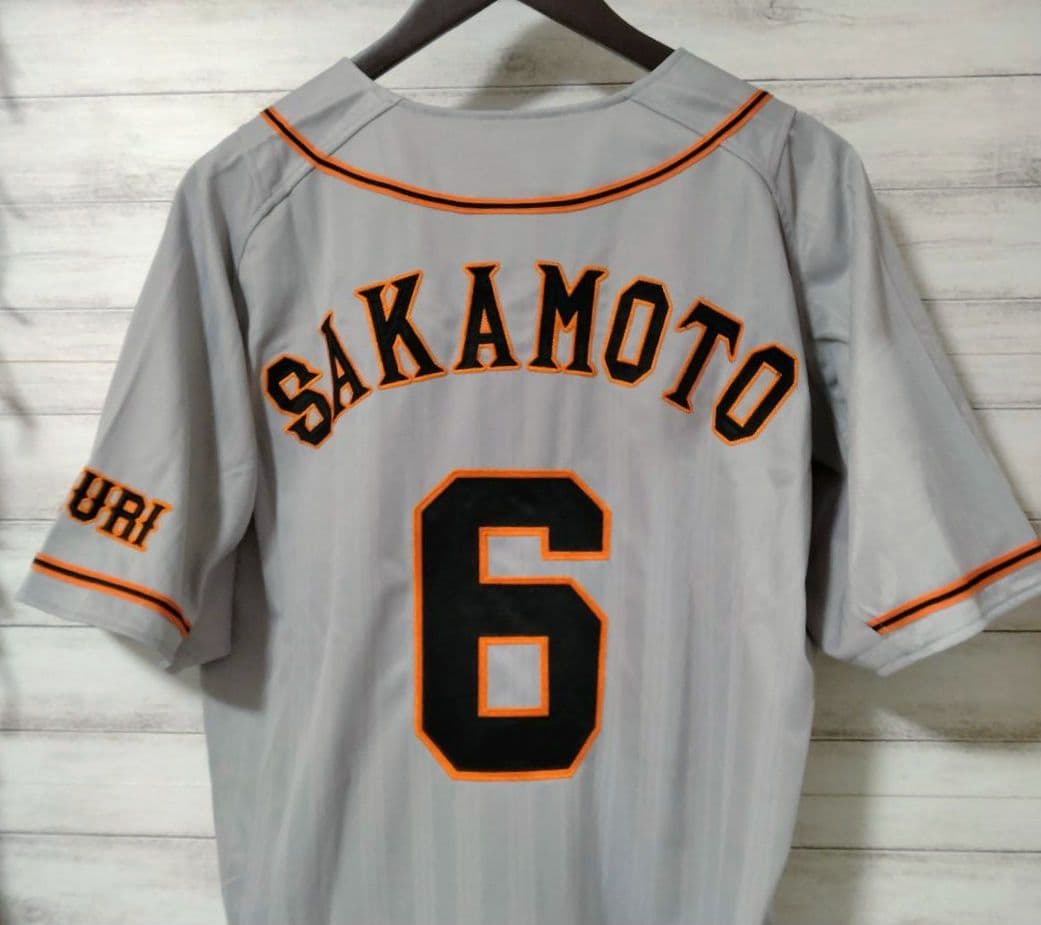 ジャイアンツ 坂本勇人 ユニフォーム adidas グレー サイズO