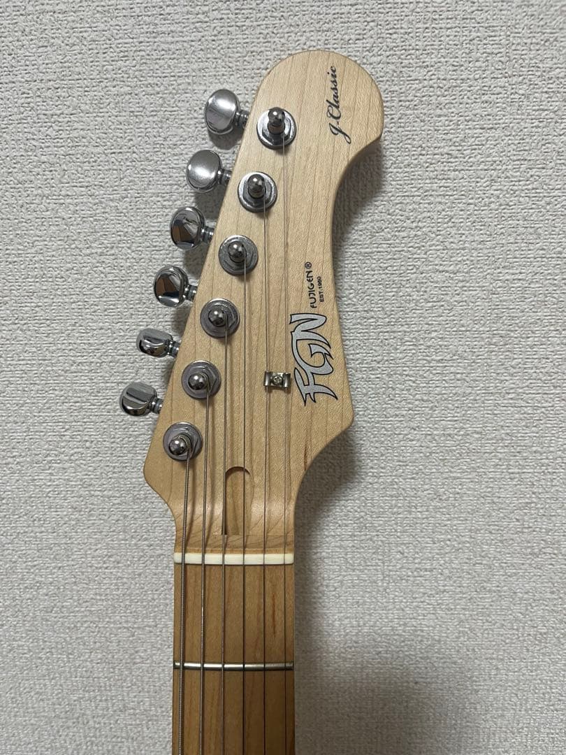 し*お様 JST-6M/BK フジゲン エレキギター　ソフトケース付き　おまけ付