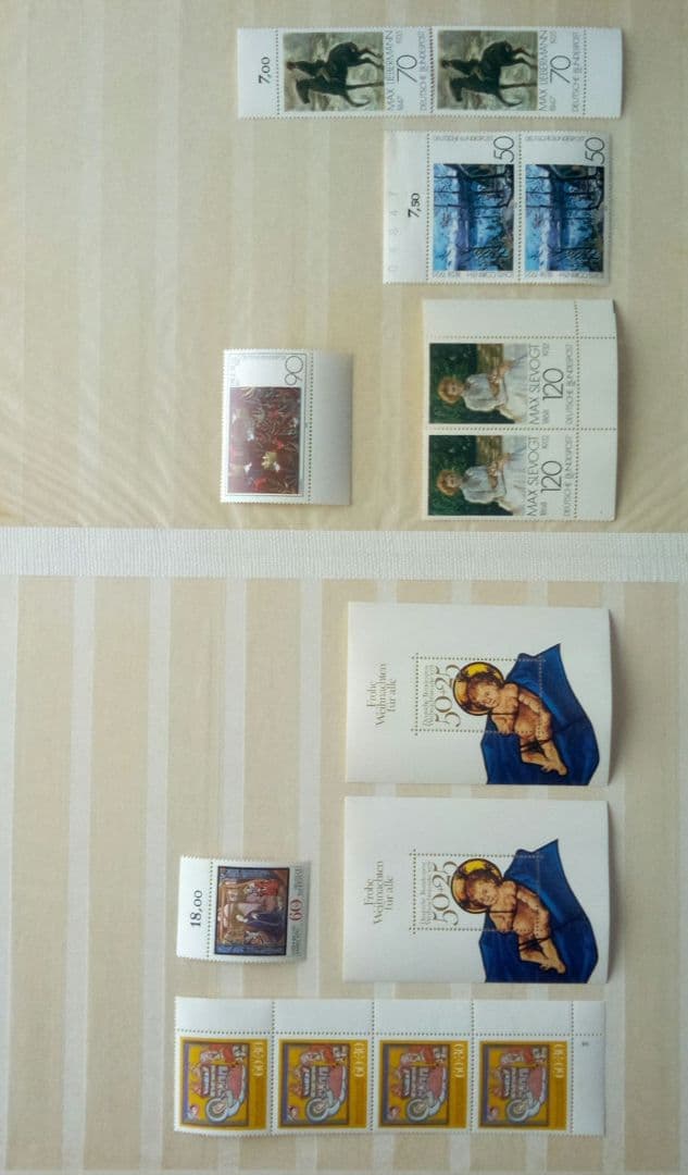稀少逸品　欧米郵便記念切手77種183枚切手帳付1361-2