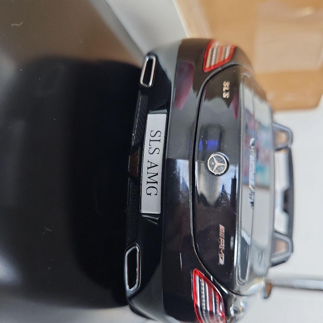 メルセデス·ベンツ SLS AMG ロードスター 黒曜石 黒 メタリック1:18