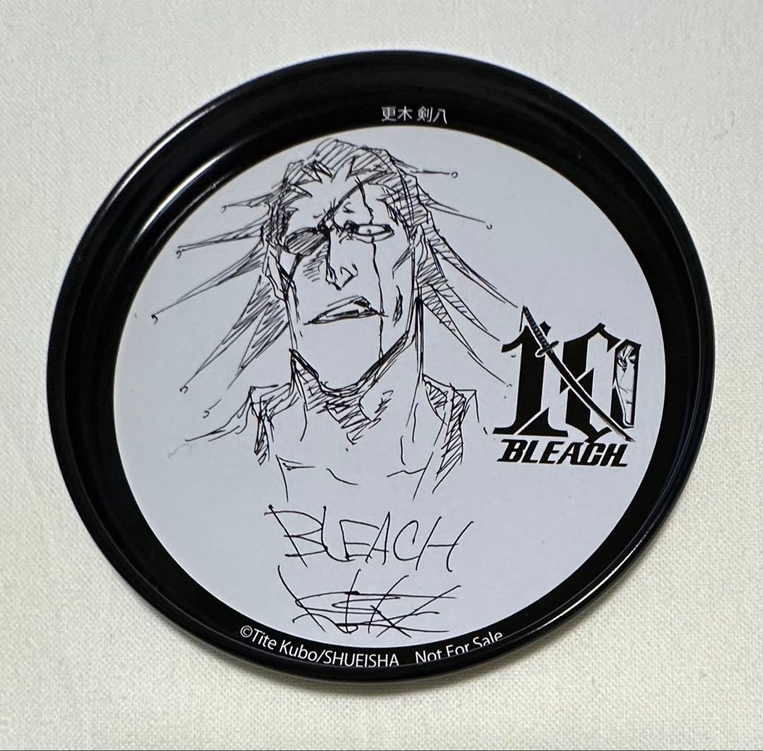 BLEACH　10周年　缶コースター　グリムジョー、ウルキオラ、ギン、剣八セット