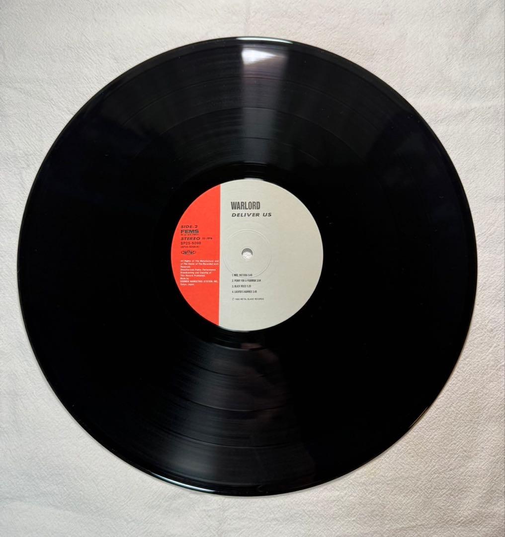 WARLORD Deliver Us LP 帯付 USメタル