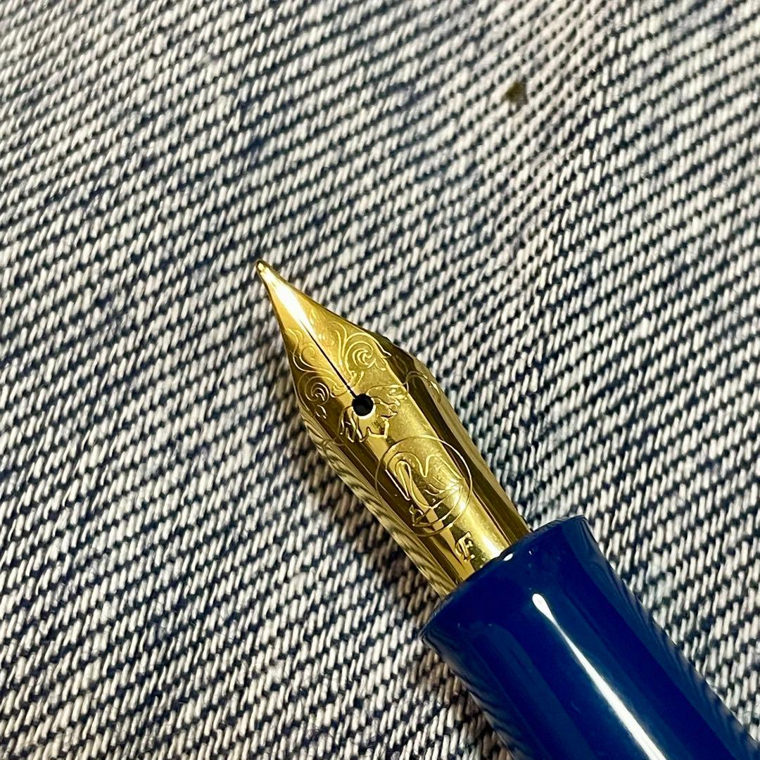 ペリカン　M120アイコニックブルー　万年筆　F細字　未使用　限定品