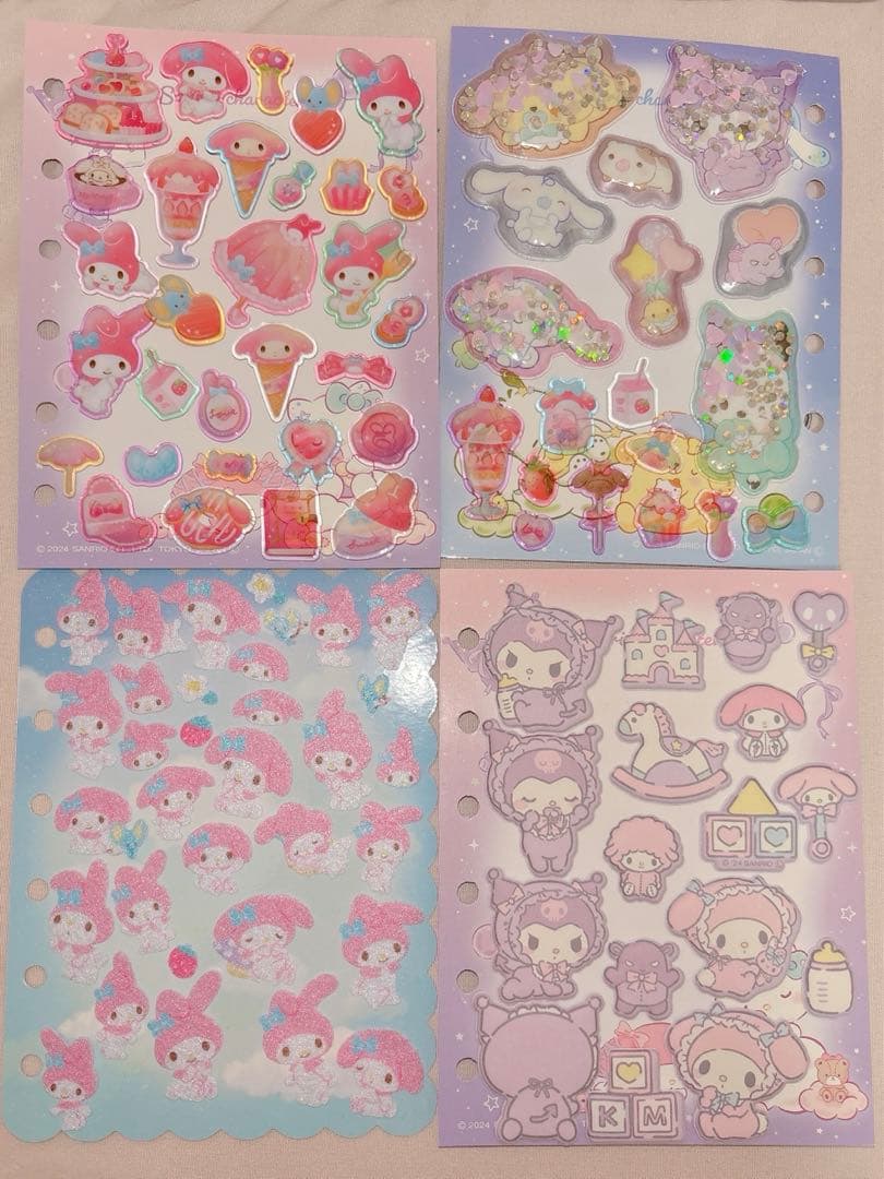 超大量 シール帳 完成品 おすそわけ サンリオ ちいかわ ボンボンドロップシール