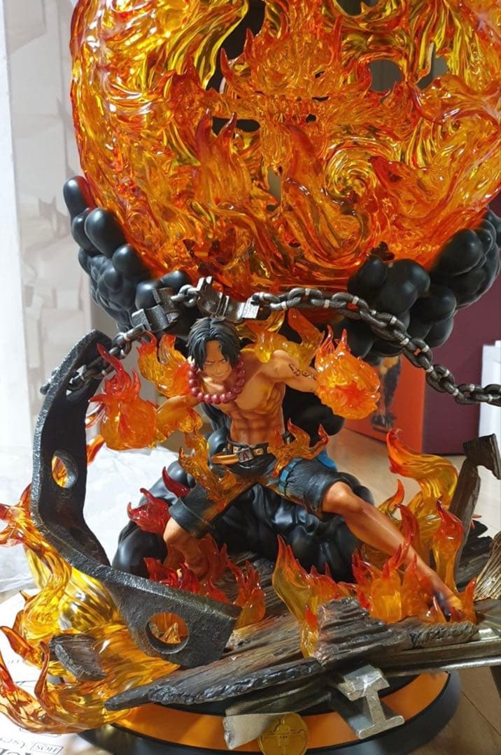 Tsume art ワンピース エース フィギュア　スタチュー 塗装済み 完成品
