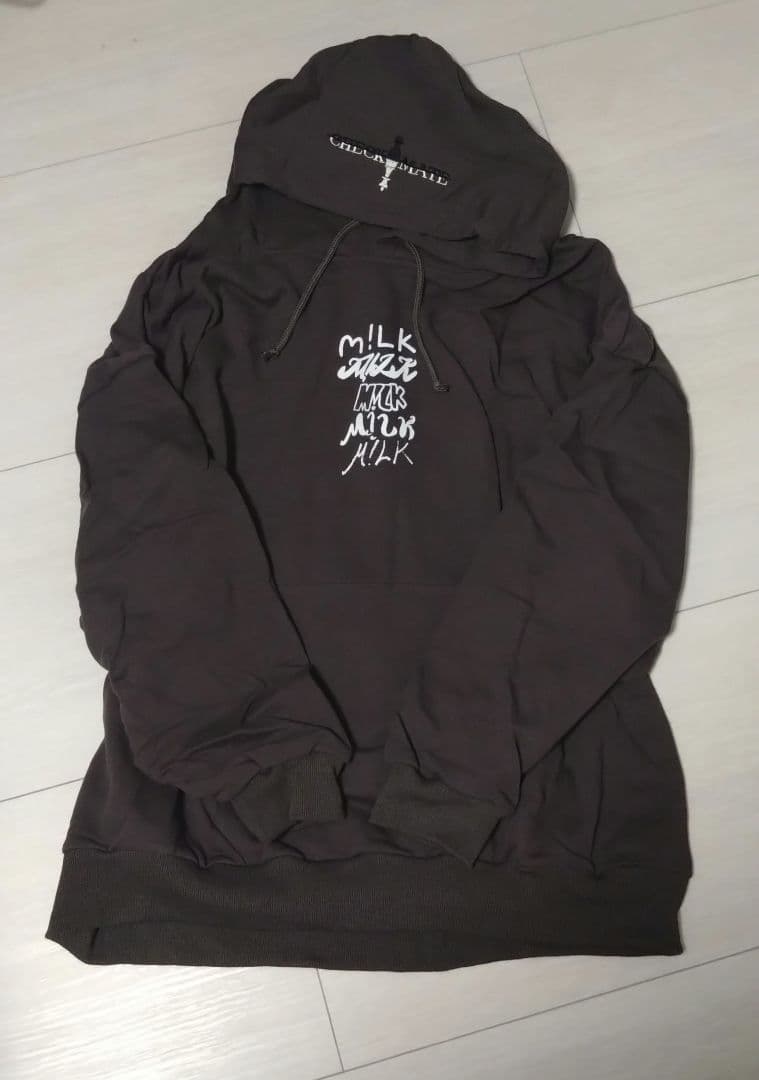 M!LK FC限定 CHECKMATE パーカー Lサイズ