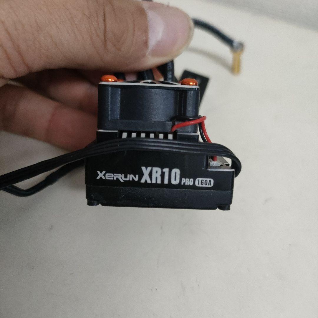 ホビーウィング XR10PRO 160A V4 ブラシレスESC キャパシタ付き