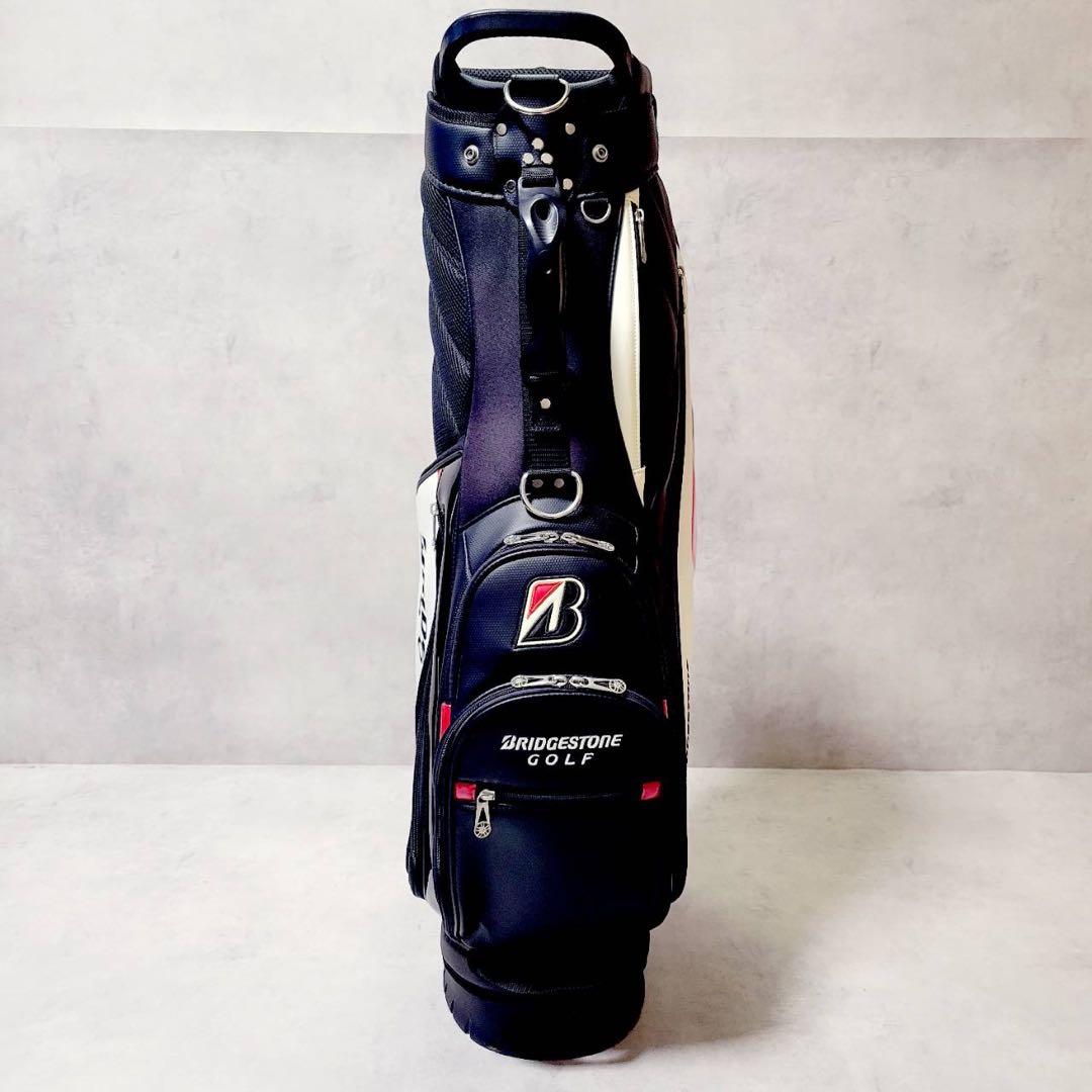 【良品】ブリヂストン プロモデル 9型 スタンド式 キャディバッグ ゴルフバッグ