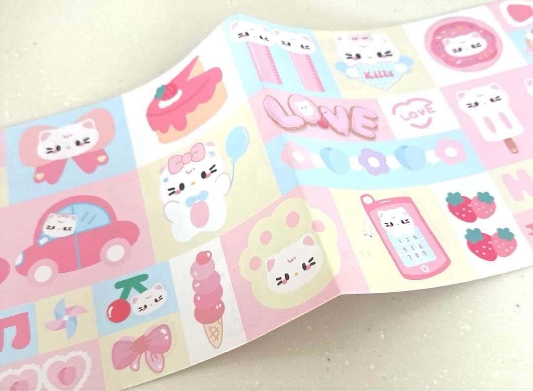 かわい子ちゃんシリーズ♡梱包用包装紙♡デザインペーパー