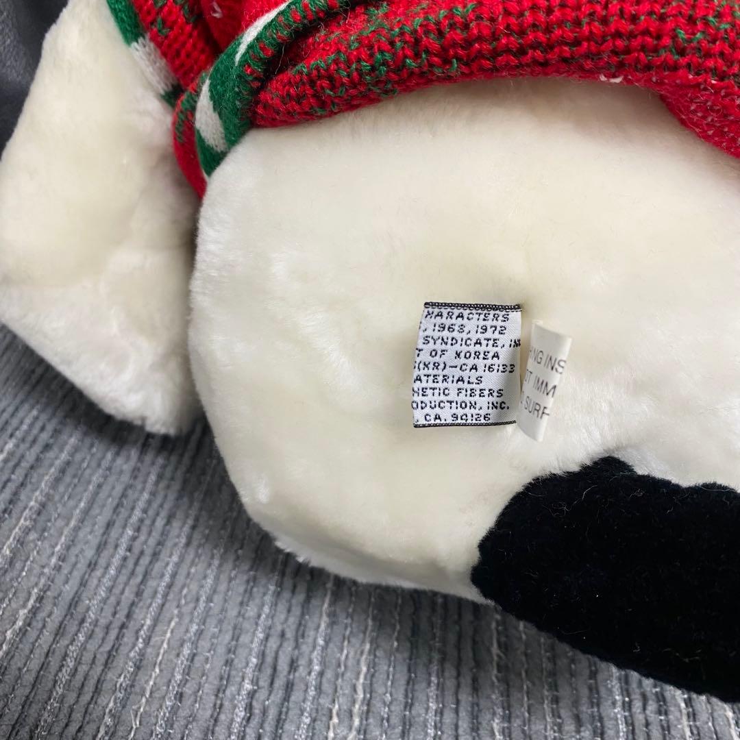 レア✨Macy's クリスマス　スヌーピー ぬいぐるみ　ヴィンテージ