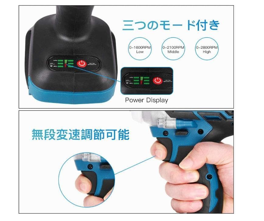 インパクトドライバー/正逆転両用/インパクトレンチ ///マキタバッテリー使用可