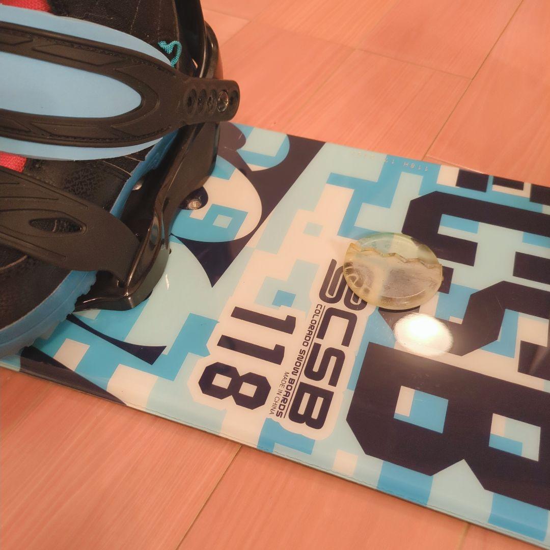 BURTON　BOAブーツ　CSB　キッズスノーボード　ワックス施工済み