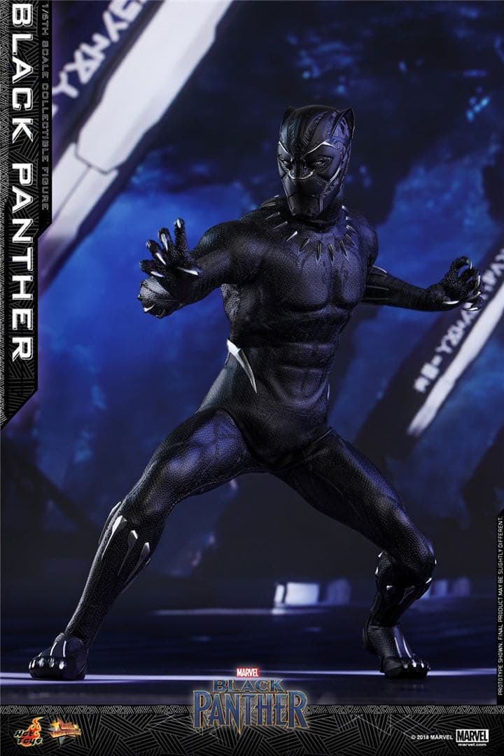 ホットトイズ 1/6 ムービー マスターピース ブラックパンサー MMS470
