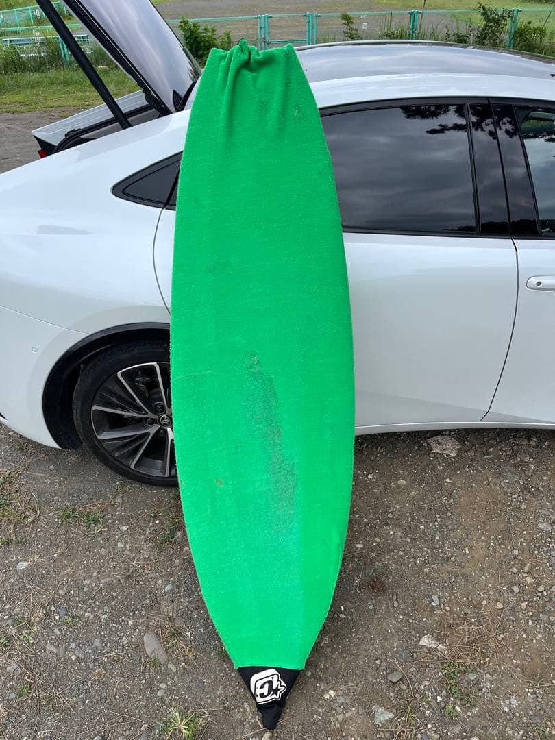 ショートボード6.0　フィン、ニットケースセット　フィッシュ　クワッドフィン