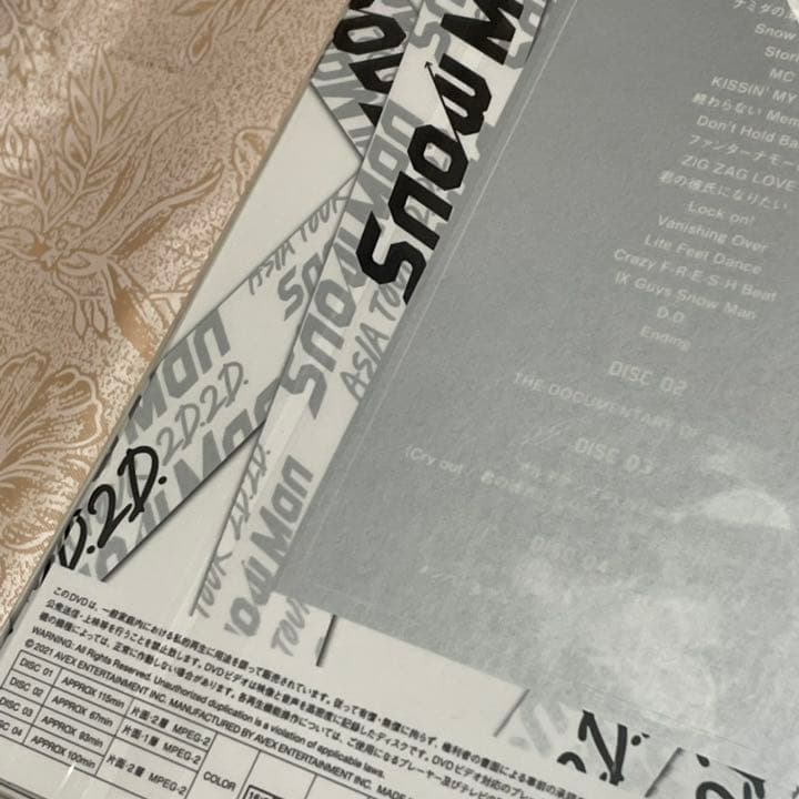 Man ASIA TOUR 2D.2D. 初回盤 DVD 新品未開封