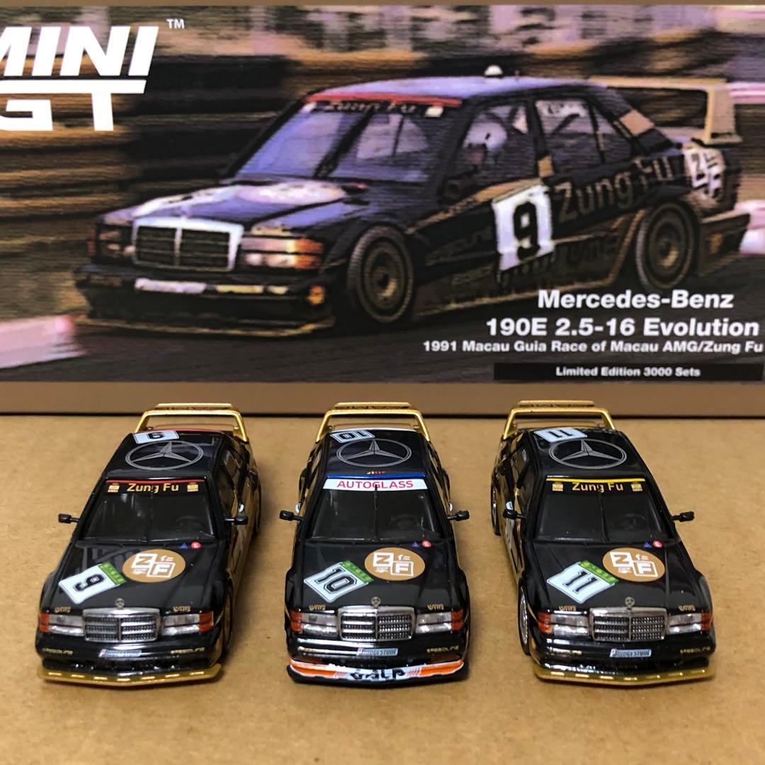 ミニGT MGTS0003　メルセデスベンツ 190E 2.5-16　3台セット