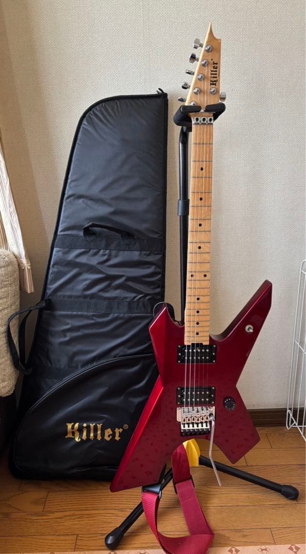 美品 Killer KG-Exploder Ⅱ ギター　変形　デリシャスレッド