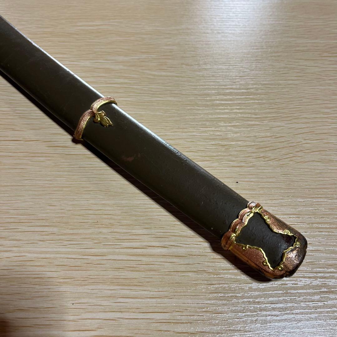 橋*様 軍刀　模擬刀　鞘　鍔　柄