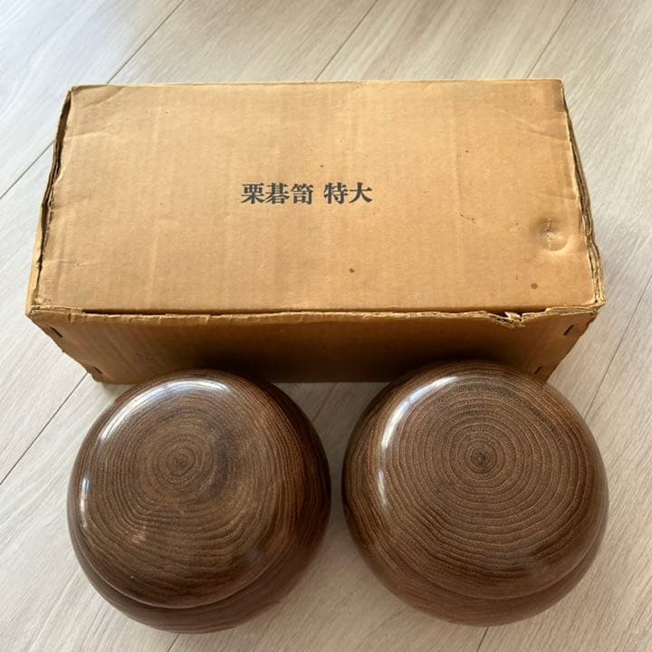 足付き碁盤・碁石セット