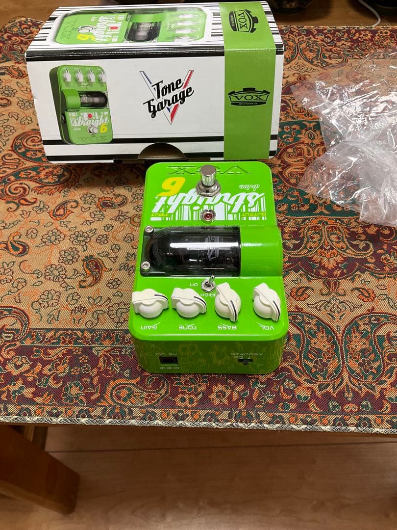 VOX straight 6 drive ギターエフェクター グリーン
