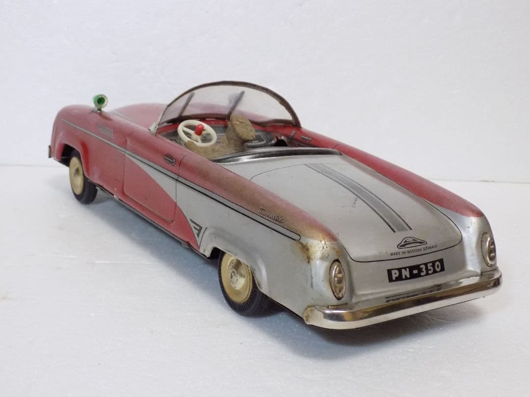 希少 西ドイツブリキ【クラッシックオープンカーPN-350　フリクション】動作品