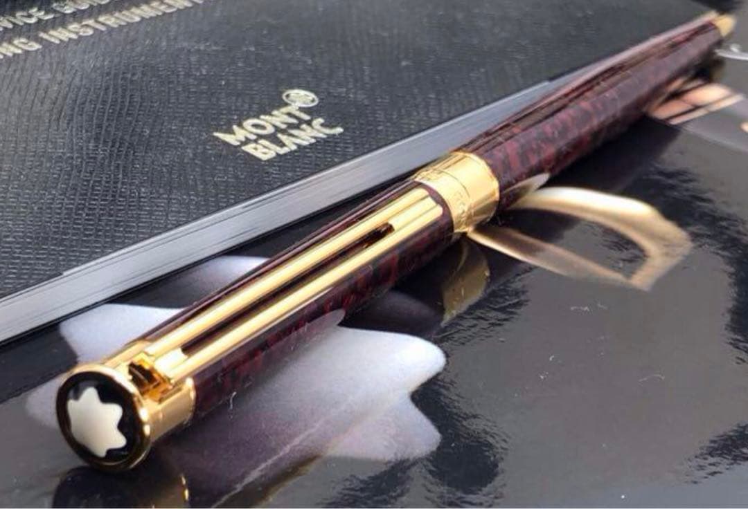 モンブラン　★金運幸運を呼ぶパワー石！レッドメノウ・マーブル特別なノブレスドウエ