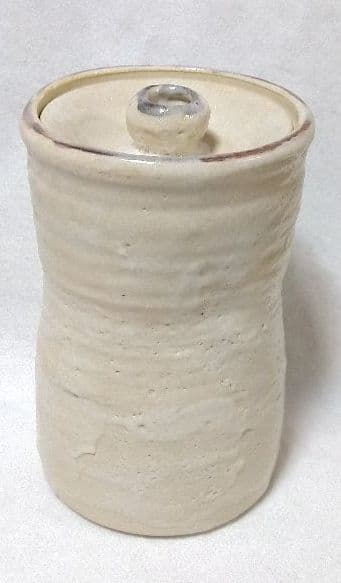 茶道具 志野 細水指 水指 赤津焼 麒麟窯 竹川造