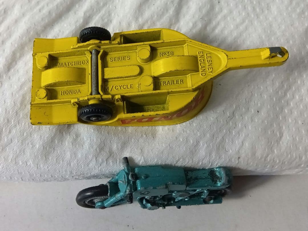 に*ん様 ミニカー マッチボックス 72 ジ―プ ＆ 38 ホンダ バイク トレ