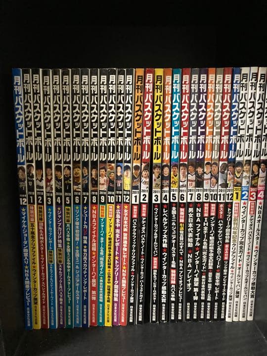 月刊バスケットボール　2000年1月から2014年12月まで　(欠品あり)
