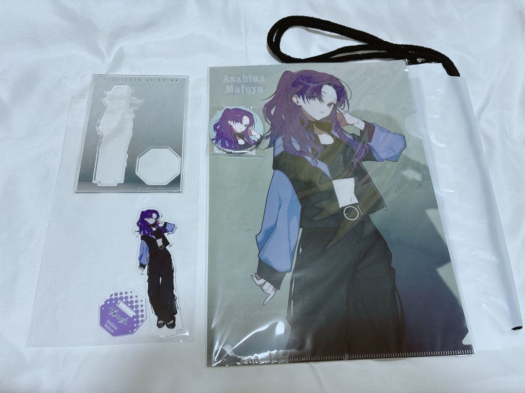 プロセカ 朝比奈まふゆ 缶バッジ ぱしゃこれ ウエハース ヴァイス ヴァイス