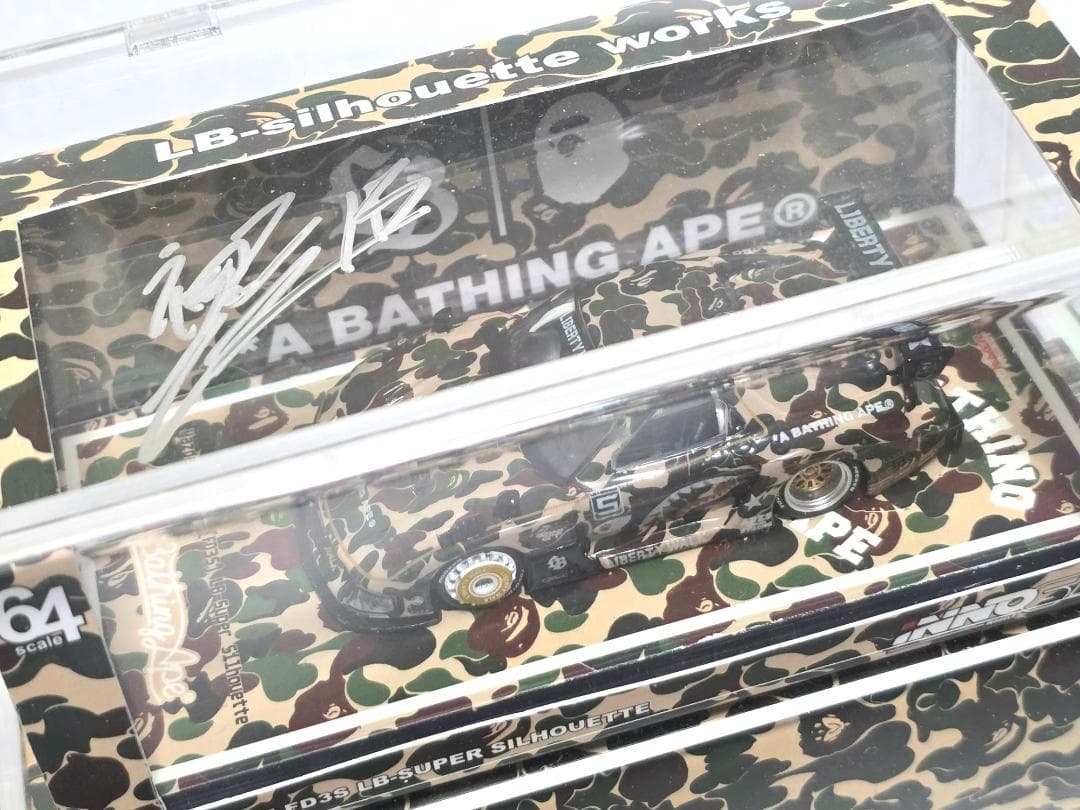 イノモデル INNO64 1/64 LBWK マツダ RX7 fd3s BAPE