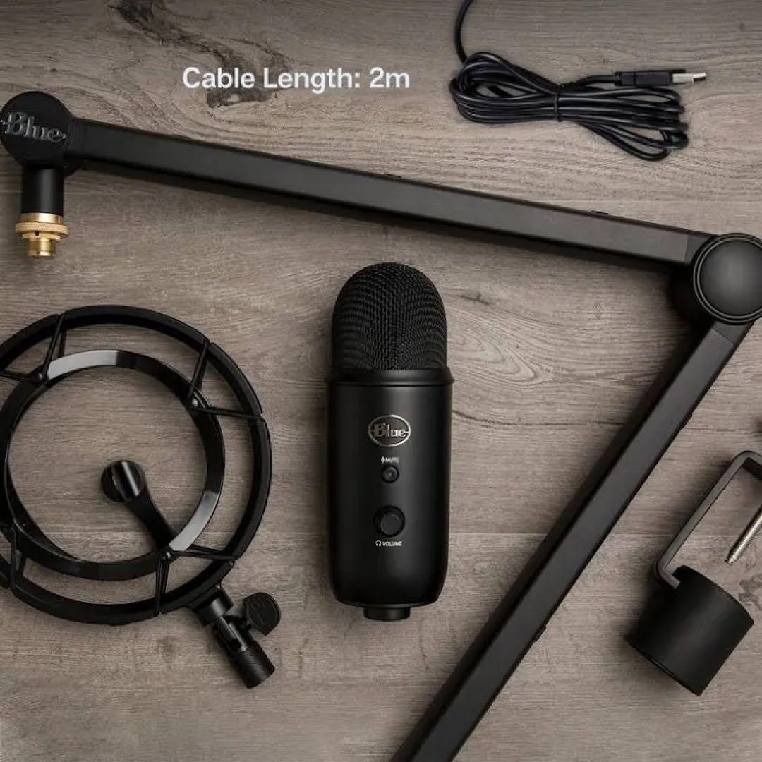 Blue Yeti caster マイクアームセット